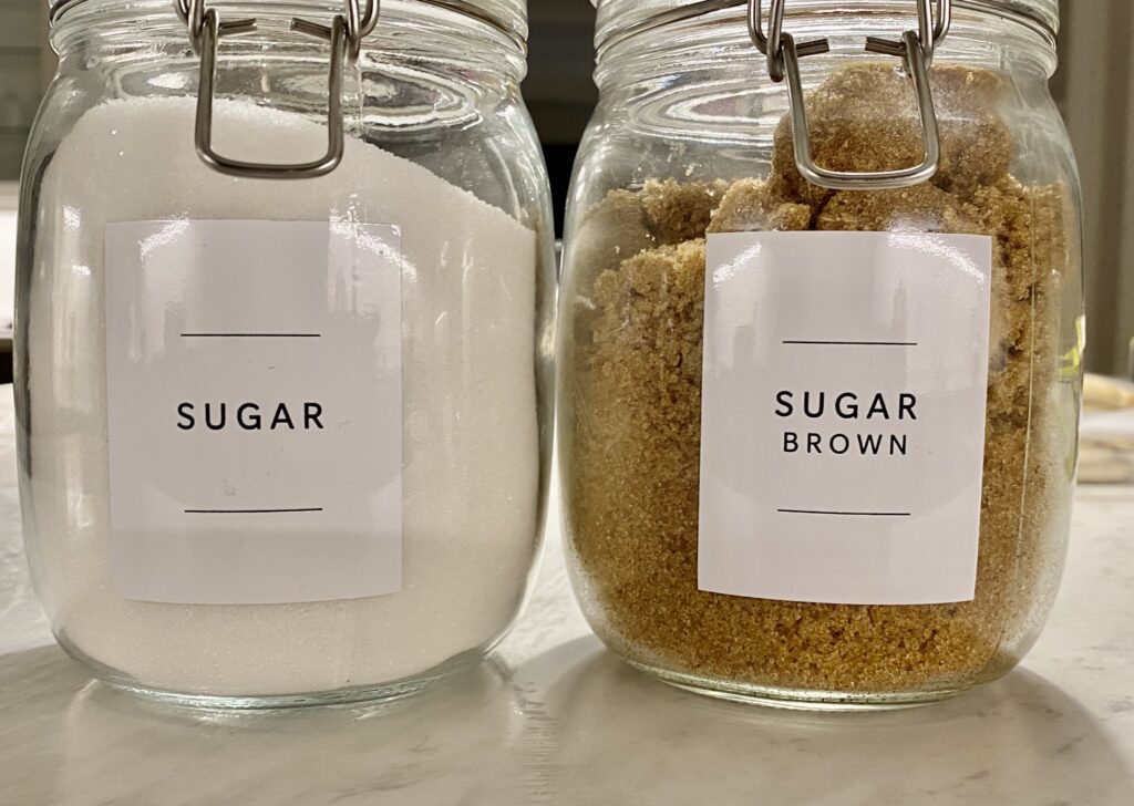 brown sugar vs. white sugar