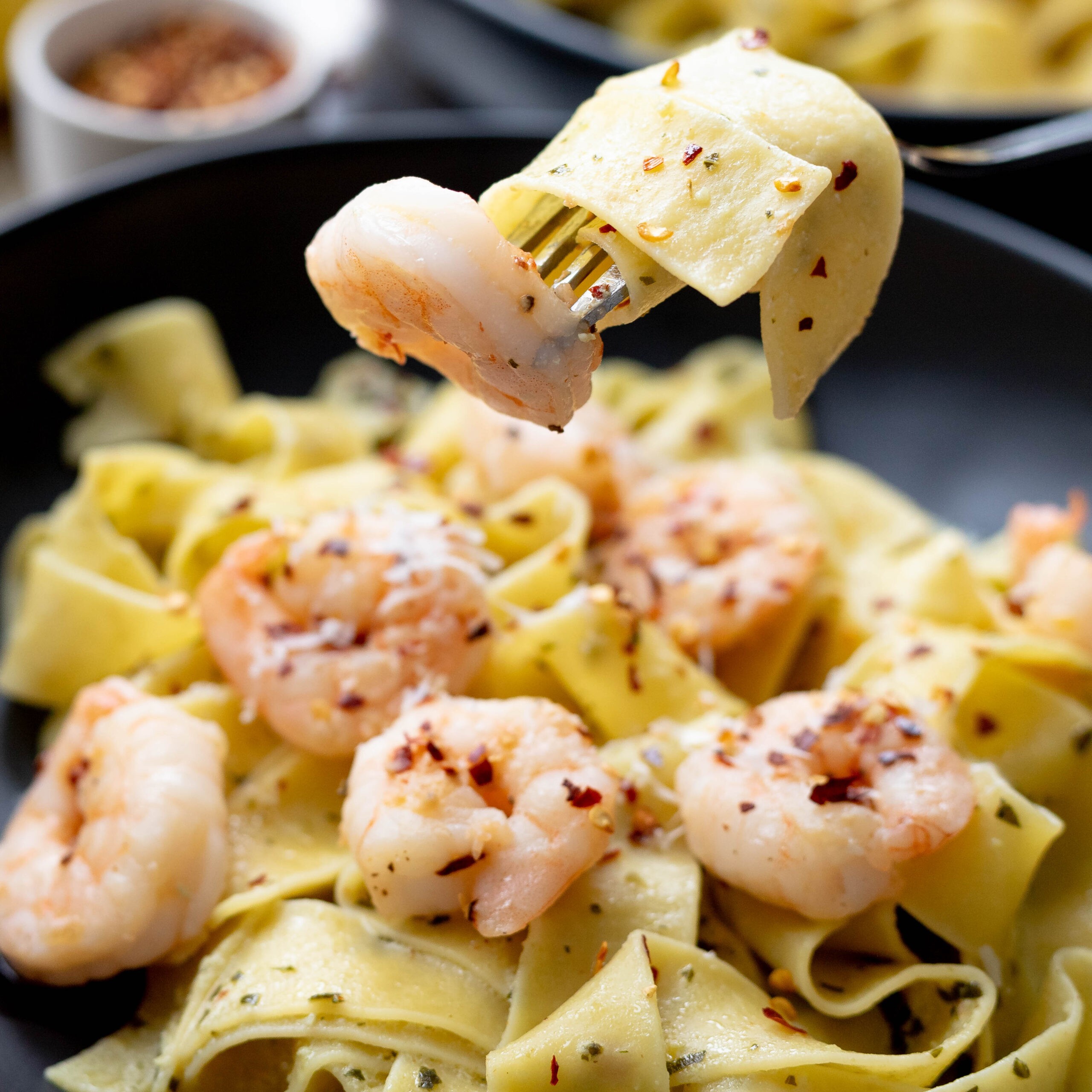 Shrimp Pesto Pasta