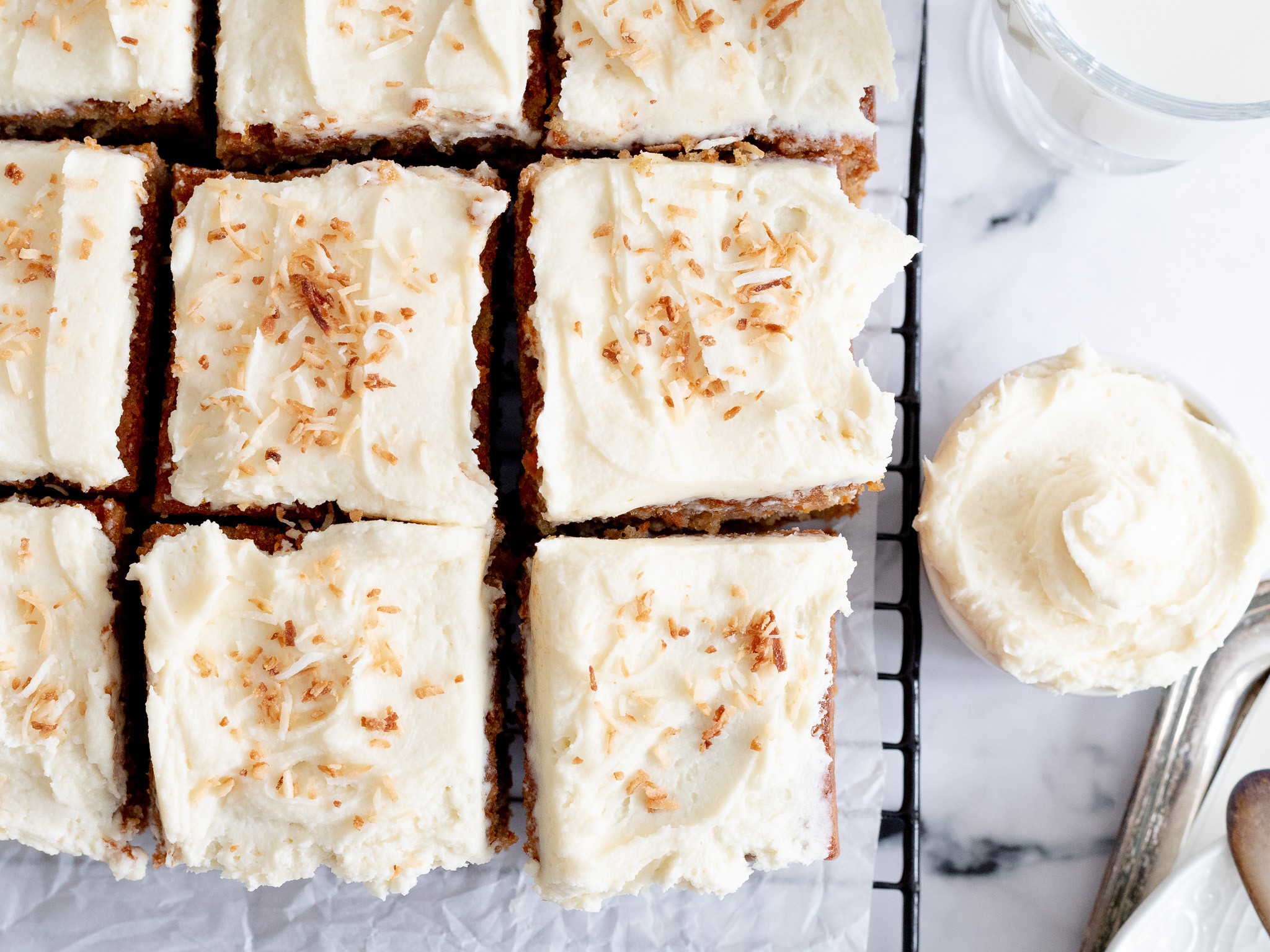 The Best Carrot Cake with cream cheese frosting