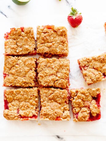 Strawberry Crumble Bars