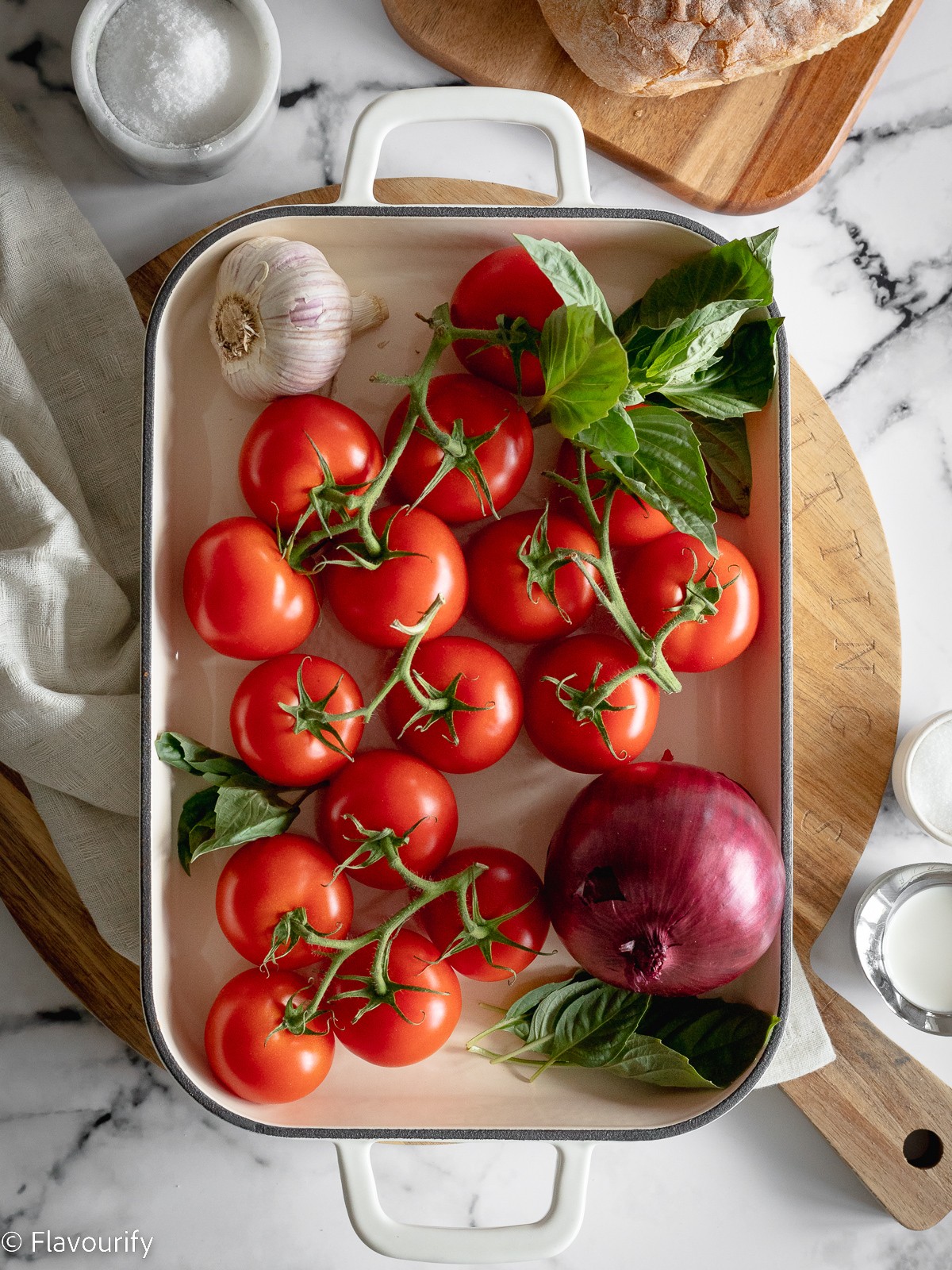 Ingredients for Tomato soup